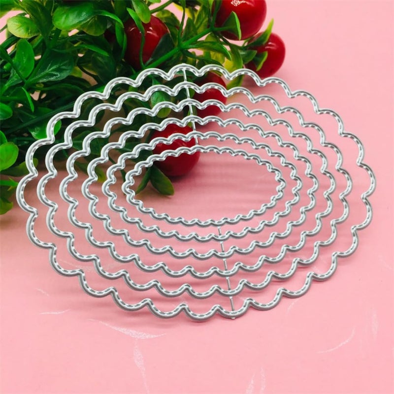 Mvchifay Cutting Dies for Card Making Metal Die-Cuts Scrapbooking Tool Hollow Frame DIY Craft Punch Template Embossing for Paper Album Decor (Sunflower-11.1x14.3cm) - Image 3